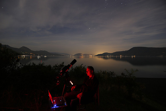 Astrophotography at Fintry Prov. Park, near Vernon, BC - Photo Credit: Frances Szelewicki