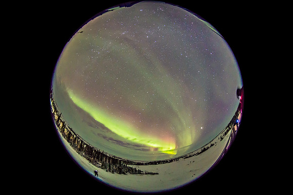 Photographers Shooting the Aurora (Feb 6, 2016), Photo credit: Alan Dyer.